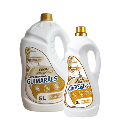 Lava Roupas de Coco e Amêndoas Guimarães