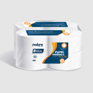 Papel Higiênico Rolão c/ 8 Rolos de 300m