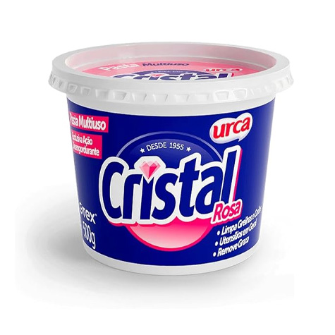 Pasta Multiuso Cristal Rosa 500g